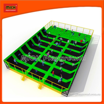 Bungee Mini Indoor Fitness Trampoline Manufacturer with Foam Pit